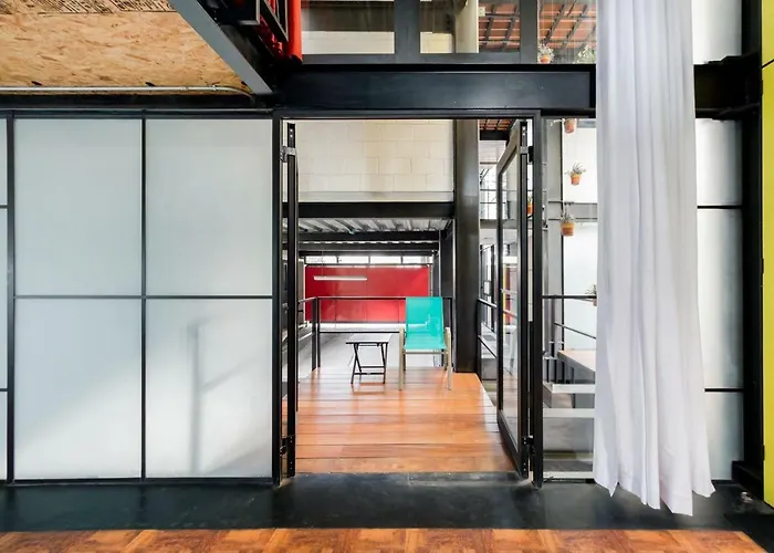 Cozy Loft With Balcony Appartement Mexico-stad